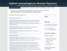 Tablet Screenshot of gabinetwroclaw.pl